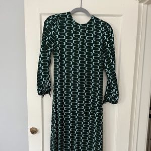 Reformation long sleeved dress